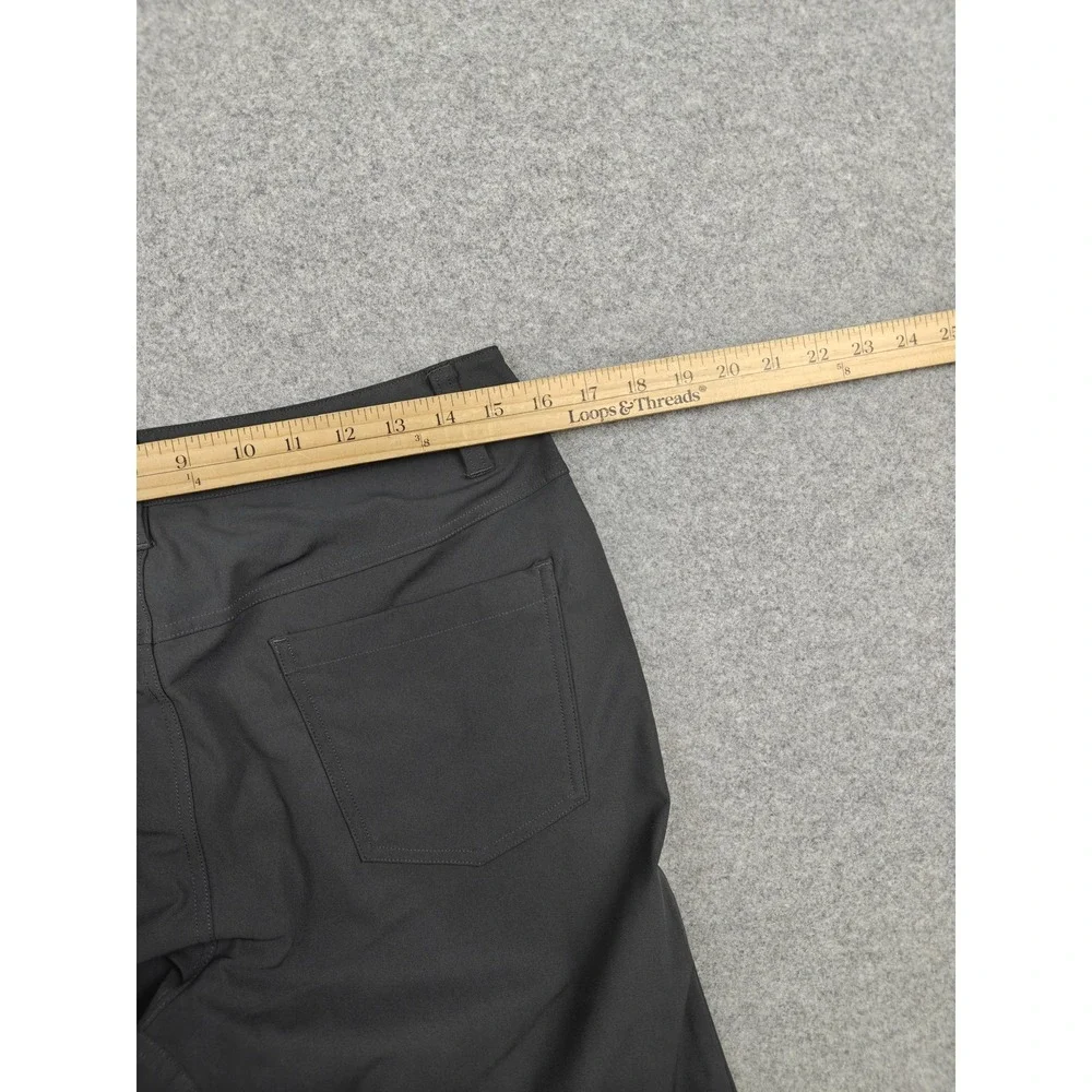 Lululemon Pants Mens 30‎ Gray 5 Pocket Slim Stretch Microfiber Travel LMSAD9S